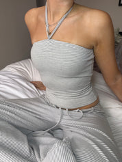 Ida Tube Top - Soft Grey