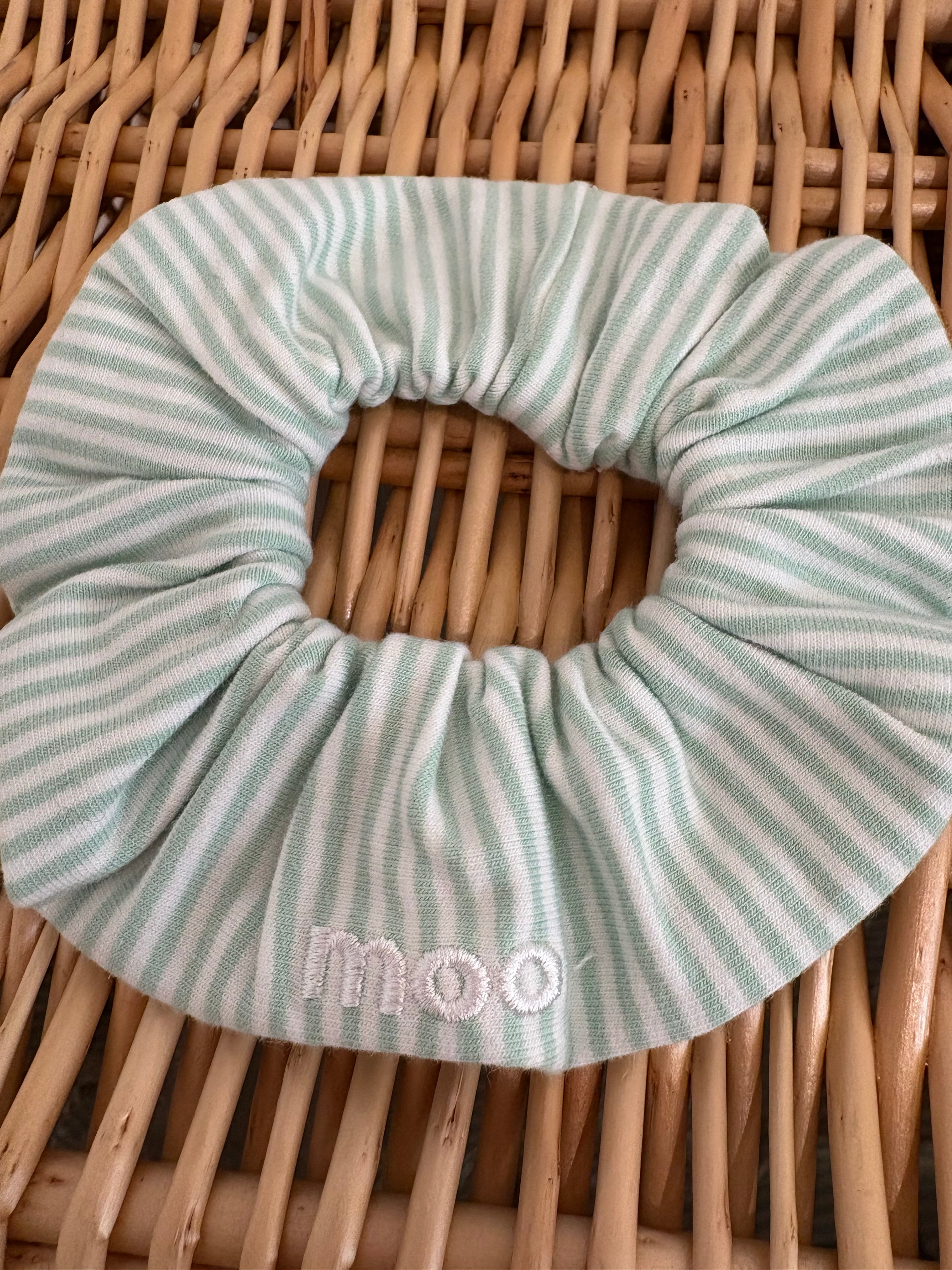 Matcha Stripped Scrunchie