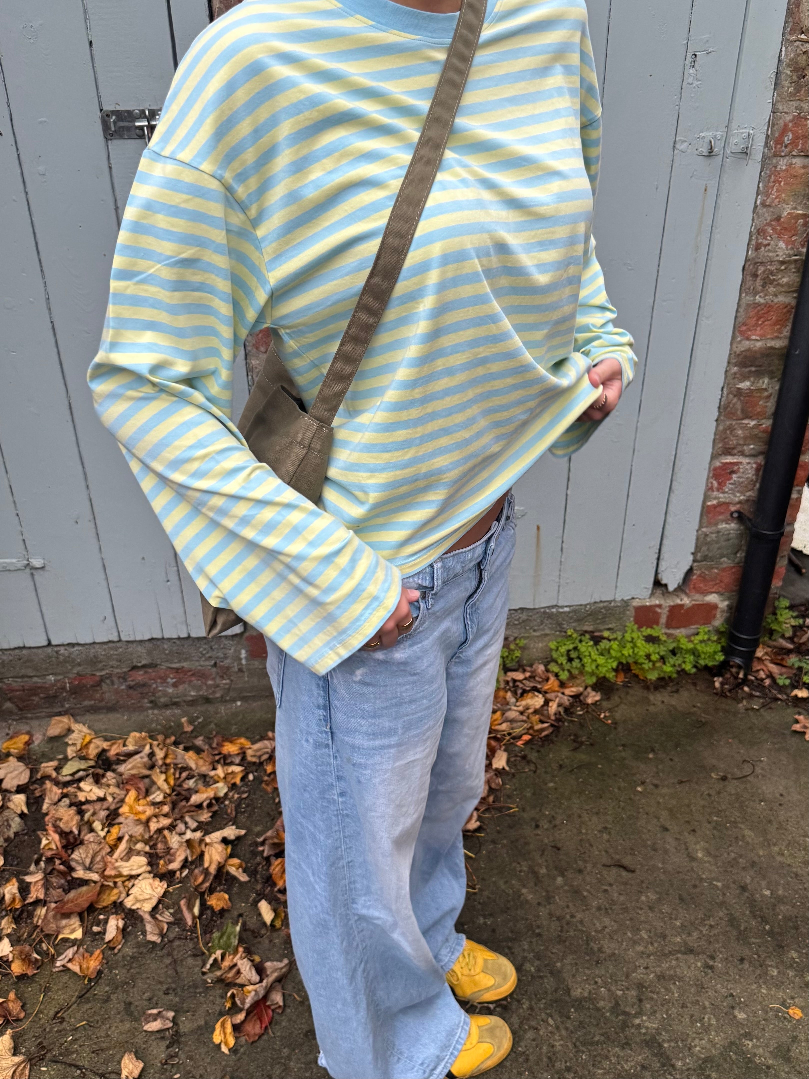 Long Sleeve Baby Blue and Butter Yellow (PREORDER)