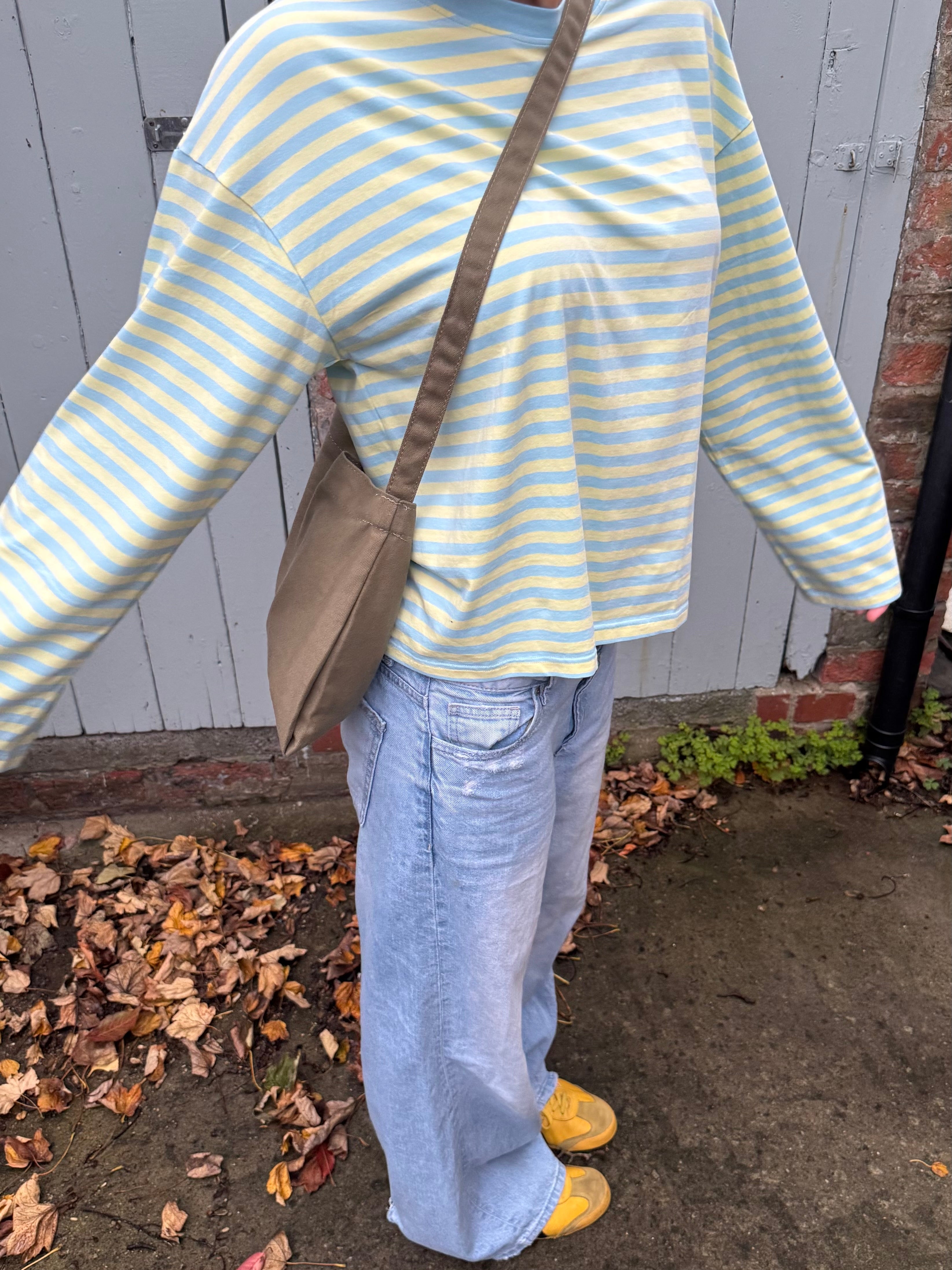 Long Sleeve Baby Blue and Butter Yellow (PREORDER)