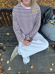 Long Sleeve Pink and Chocolate (PREORDER)