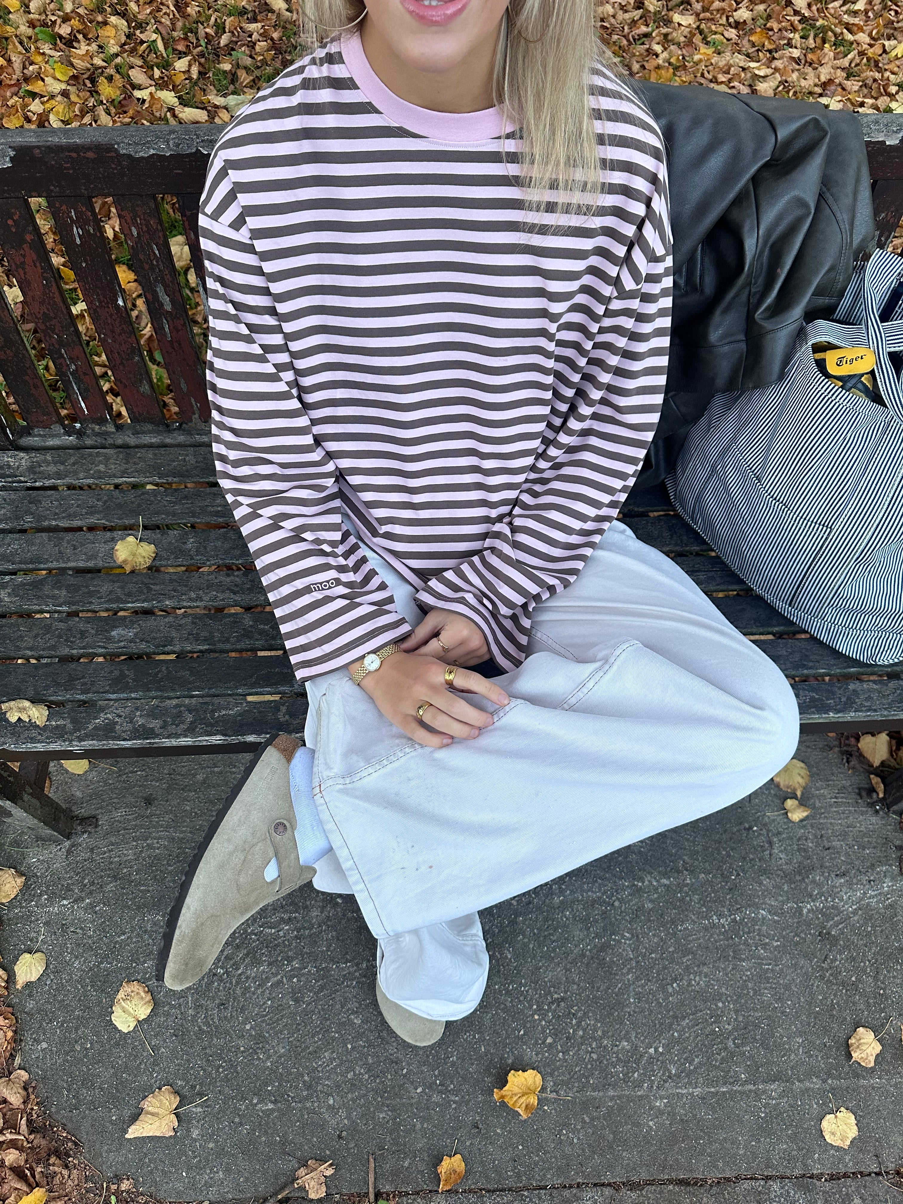 Long Sleeve Pink and Chocolate (PREORDER)