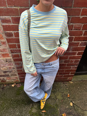 Long Sleeve Baby Blue and Butter Yellow (PREORDER)