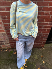 Long Sleeve Baby Blue and Butter Yellow (PREORDER)