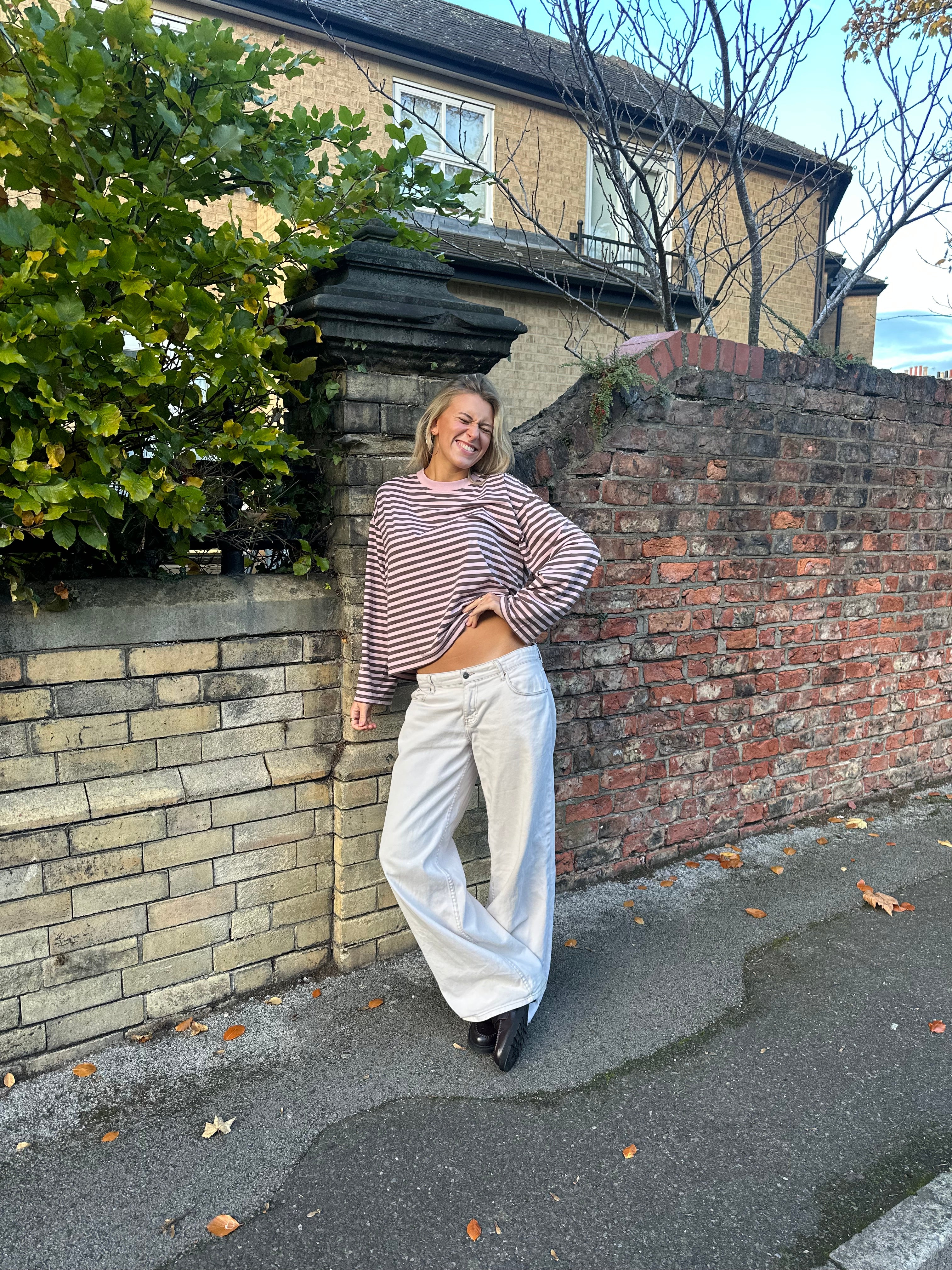 Long Sleeve Pink and Chocolate (PREORDER)