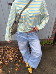 Long Sleeve Baby Blue and Butter Yellow (PREORDER)