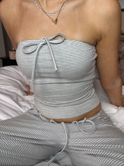 Ida Tube Top - Soft Grey