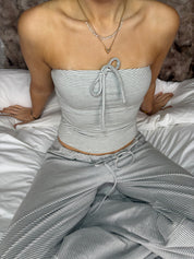 Ida Tube Top - Soft Grey