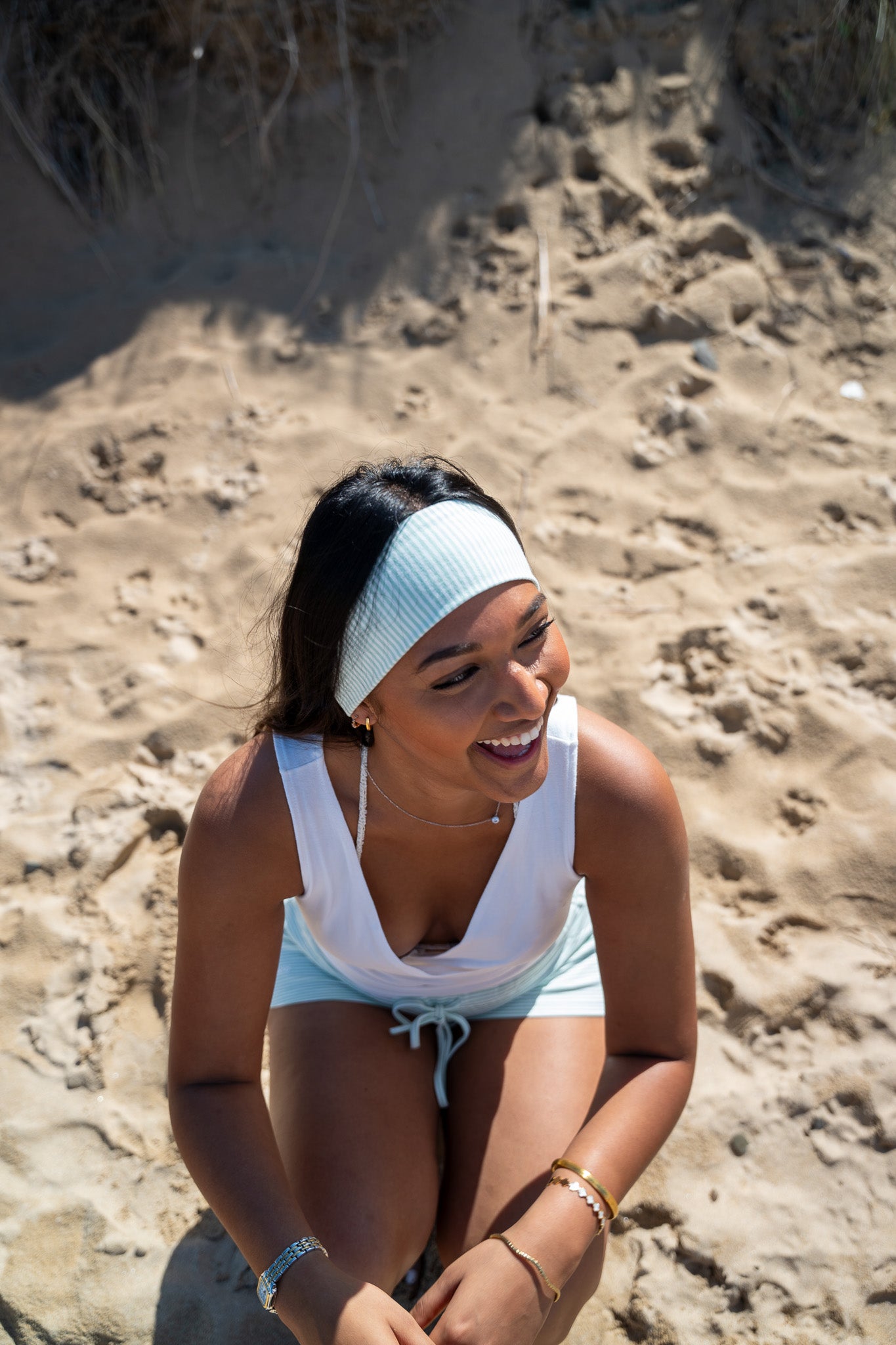 Matcha Striped Headband