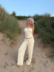 Shoreside Cami - Butter Yellow Pointelle