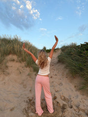Shoreside Baby Tee - White Pointelle