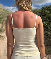 Shoreside Cami - Butter Yellow Pointelle